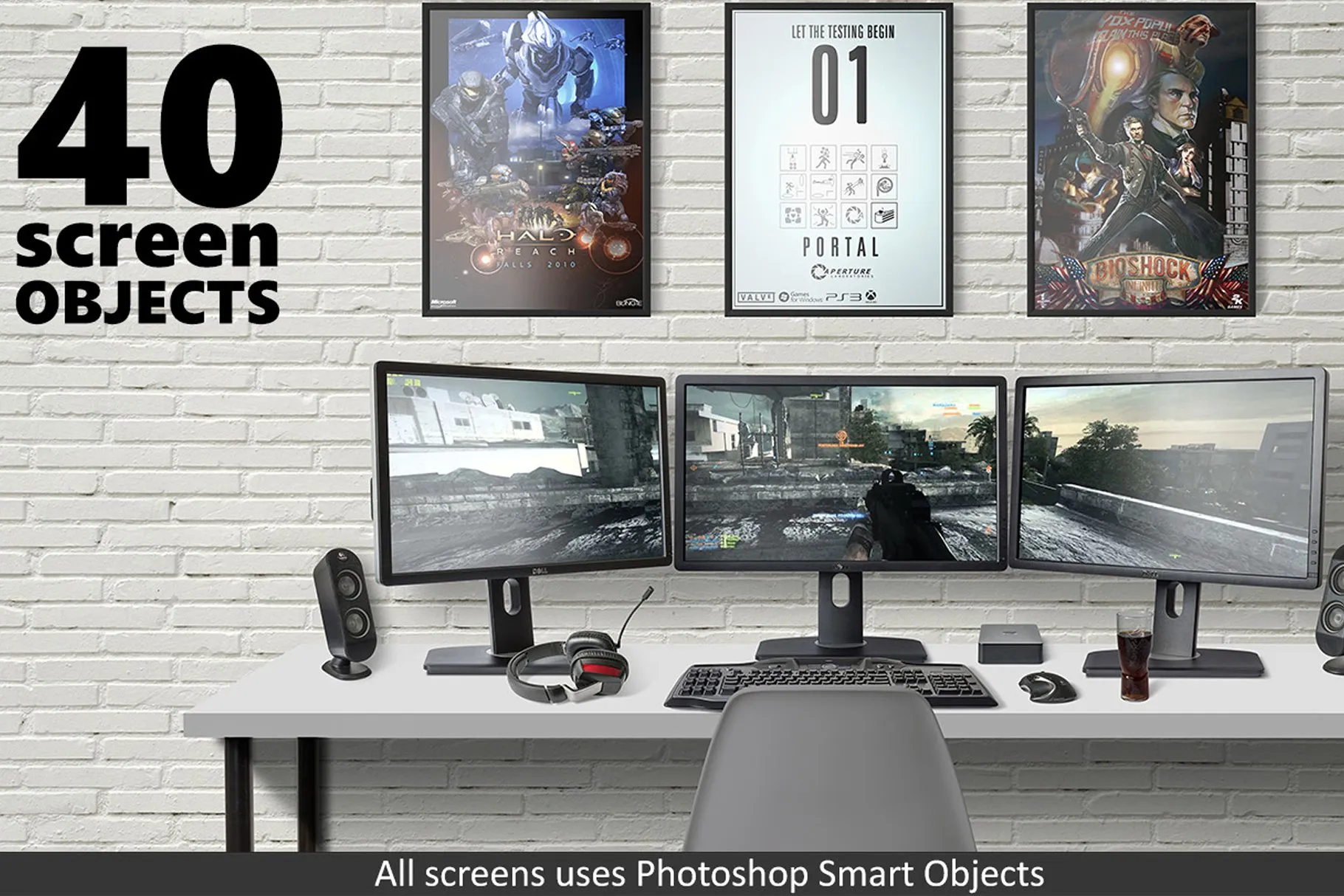 5K高清分辨率电脑修理场景样机 Scene Creator 5K FIX IT Desk Edition插图(4)