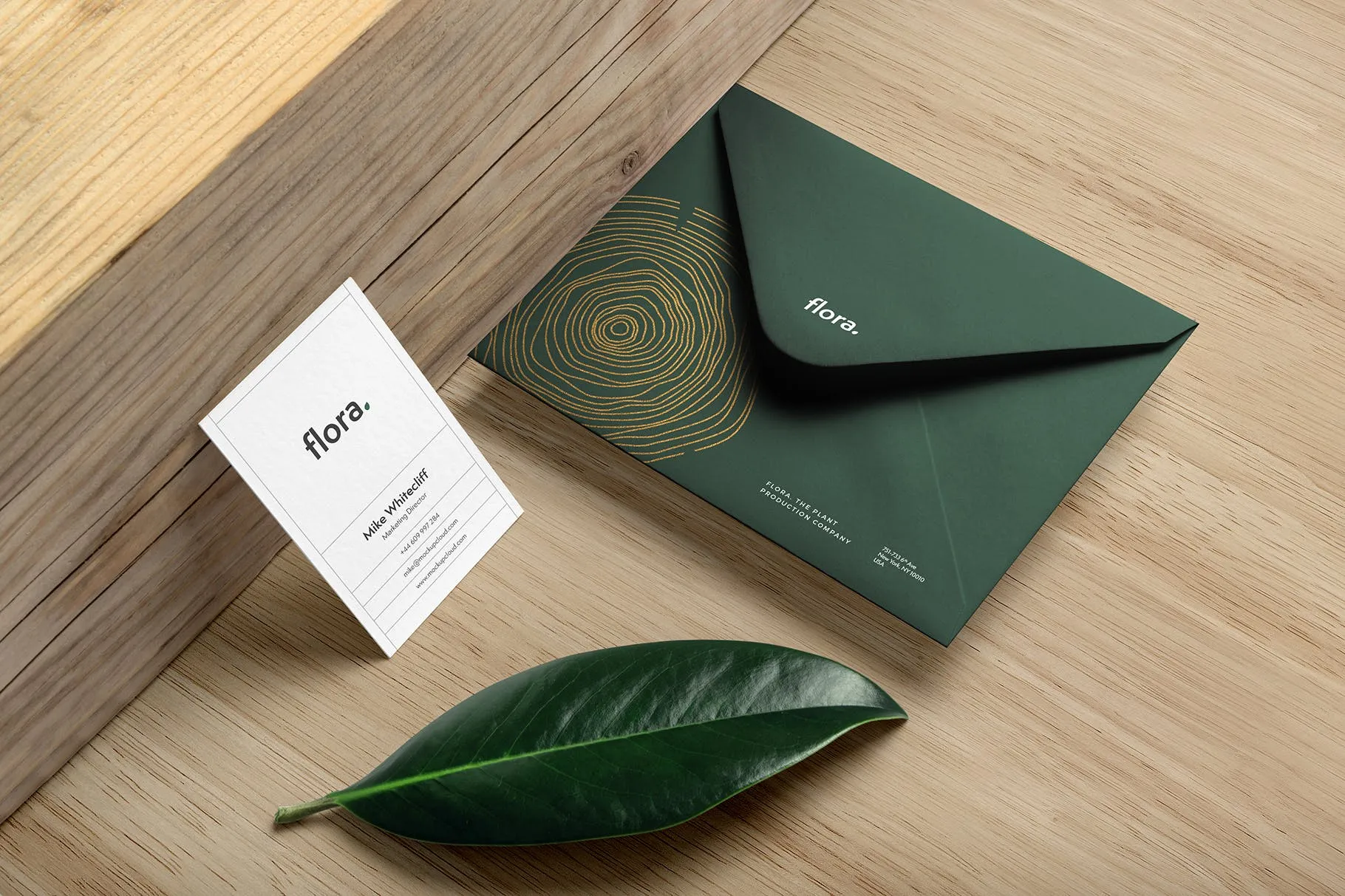 高端品牌VI设计办公用品套件样机模板v2 Flora Branding Mockup Vol. 2插图(3)