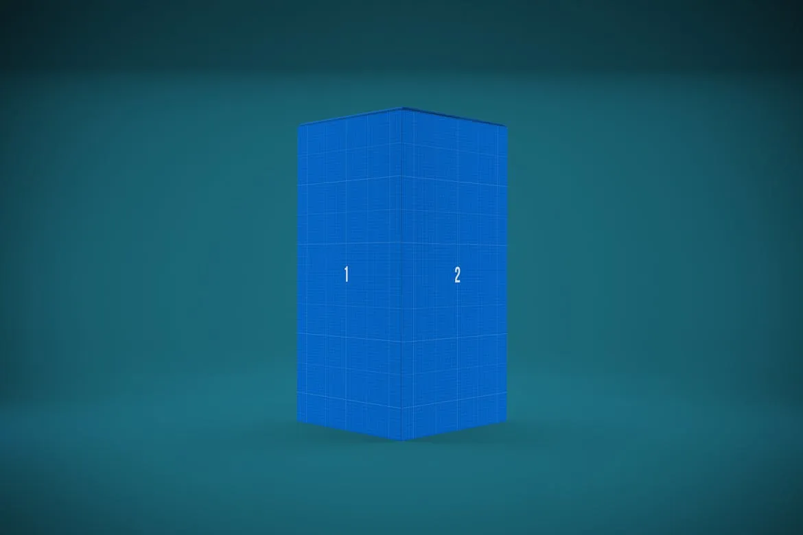 长方体高端产品包装盒外观设计样机模板 Rectangle Box插图(10)