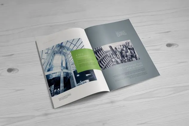 A4尺寸规格宣传册/目录封面设计样机素材库精选模板 A4 Brochure / Catalog Mock-Up插图(7)