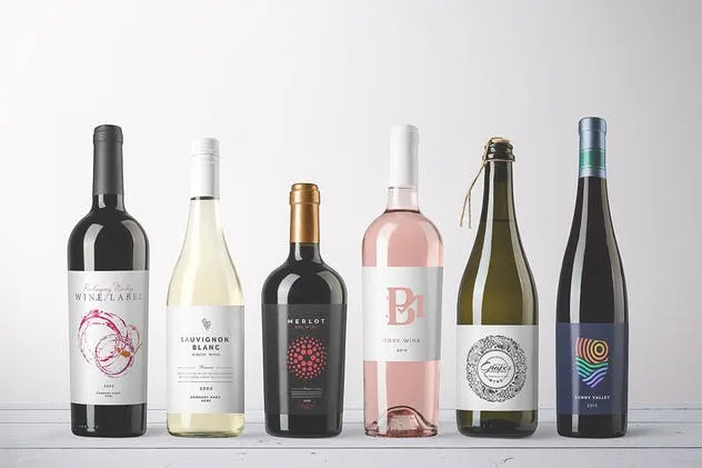 高端品牌酒瓶包装设计样机模板Vol.1 Wine Bottles Mockups Vol. 1插图(1)
