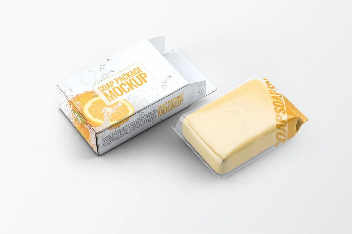 高品质的时尚香皂肥皂VI样机展示模型mockups插图(8)