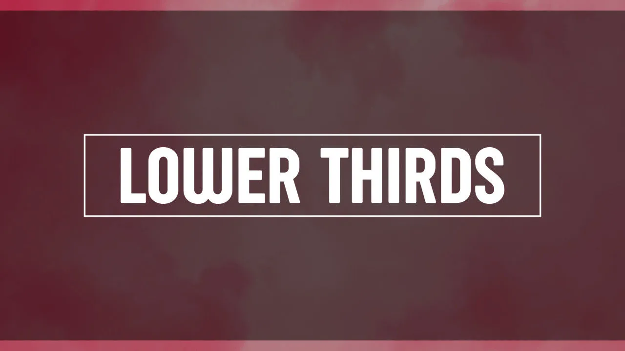 13组黑白简洁动态视频字幕标题特效像素设计精选AE模板