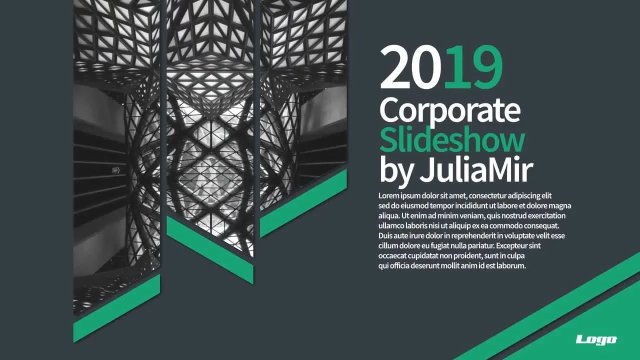 企业幻灯片显示动态动画像素设计精选AE模板