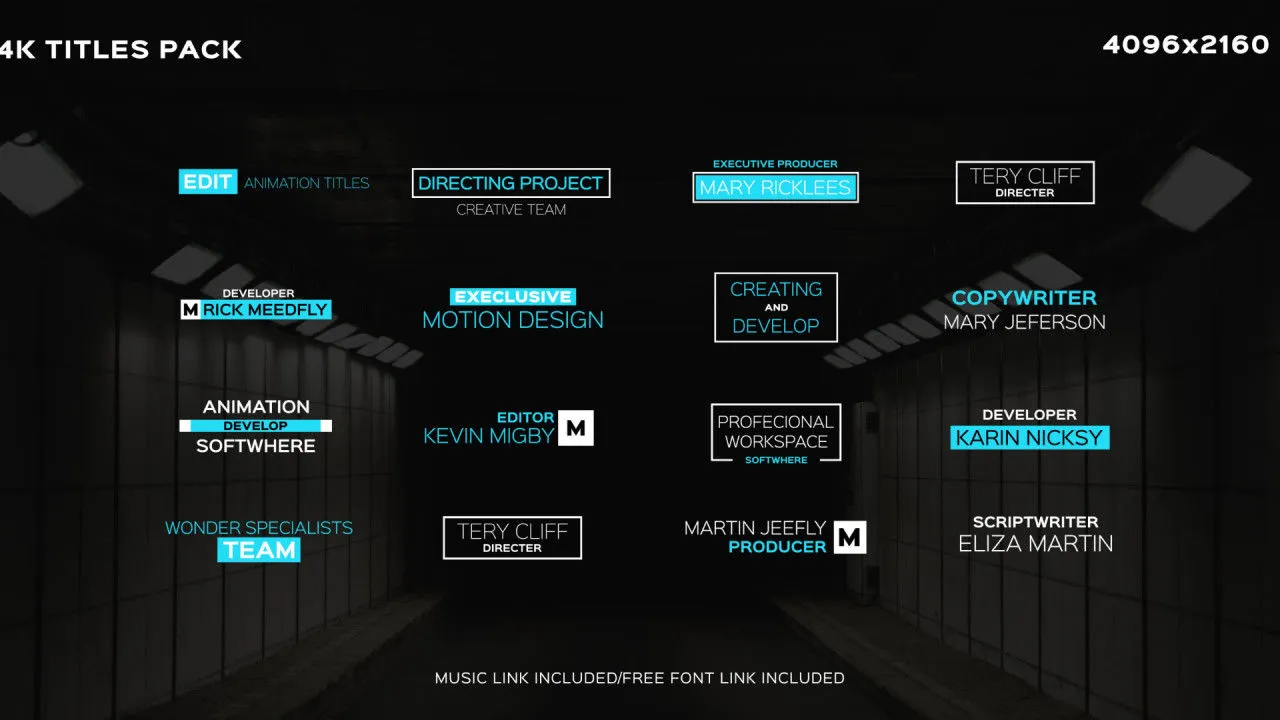 15个独特动画4k标题像素设计精选AE模板
