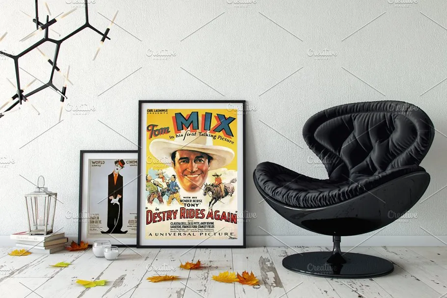 室内艺术作品画框相框样机10 Interior Frame Mockup – 10插图(1)