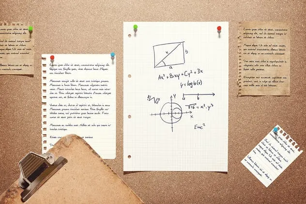 设计创作工作室场景生成器 Sketchbook / Stationery Scene Creator Mock-up插图(1)