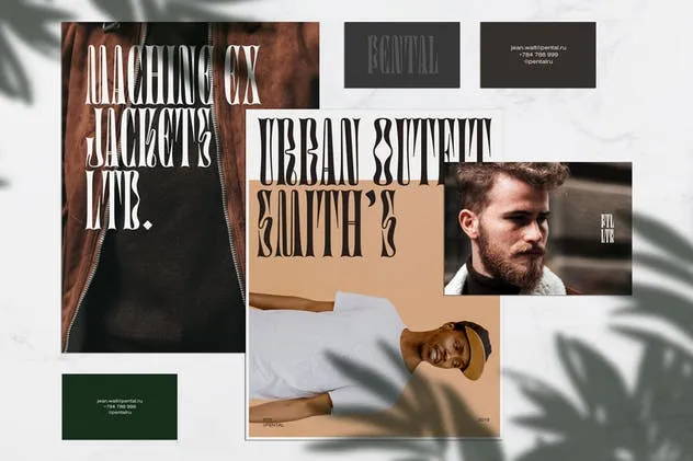 极简主义品牌文具样机模板V3 Pental No. 3 – Minimalist Stationery Mockup插图(1)