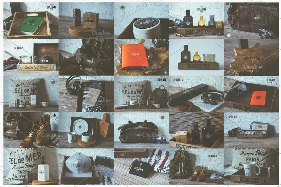 25个高分辨率Logo设计展示样机 25 Hip Logo Overlay Mock-Ups插图(1)