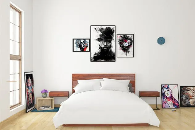 艺术墙纸装饰样机模板Vol.2 Art Wall Mockup [Vol2]插图(6)