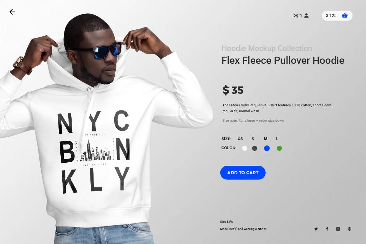 服装电商必备的终极男士服饰产品展示样机素材库精选模板v12 Ultimate Apparel Mockup Vol. 12插图(1)