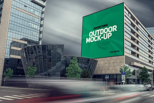 户外巨型广告海报动态样机模板 Animated Outdoor Advertising Mockups插图(7)