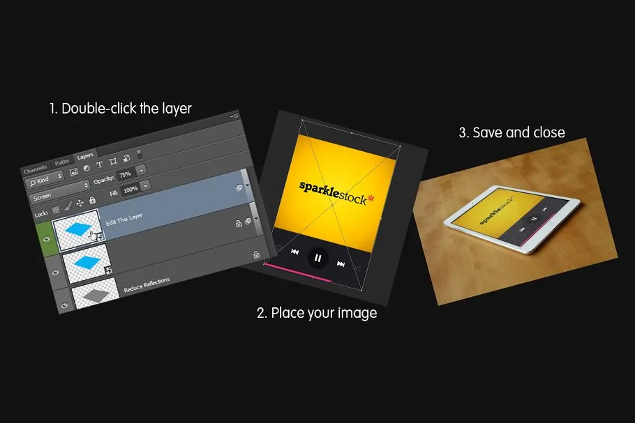 逼真 iPad 平板电脑样机 Realistic iPad & iPad Mini Mockups插图(4)