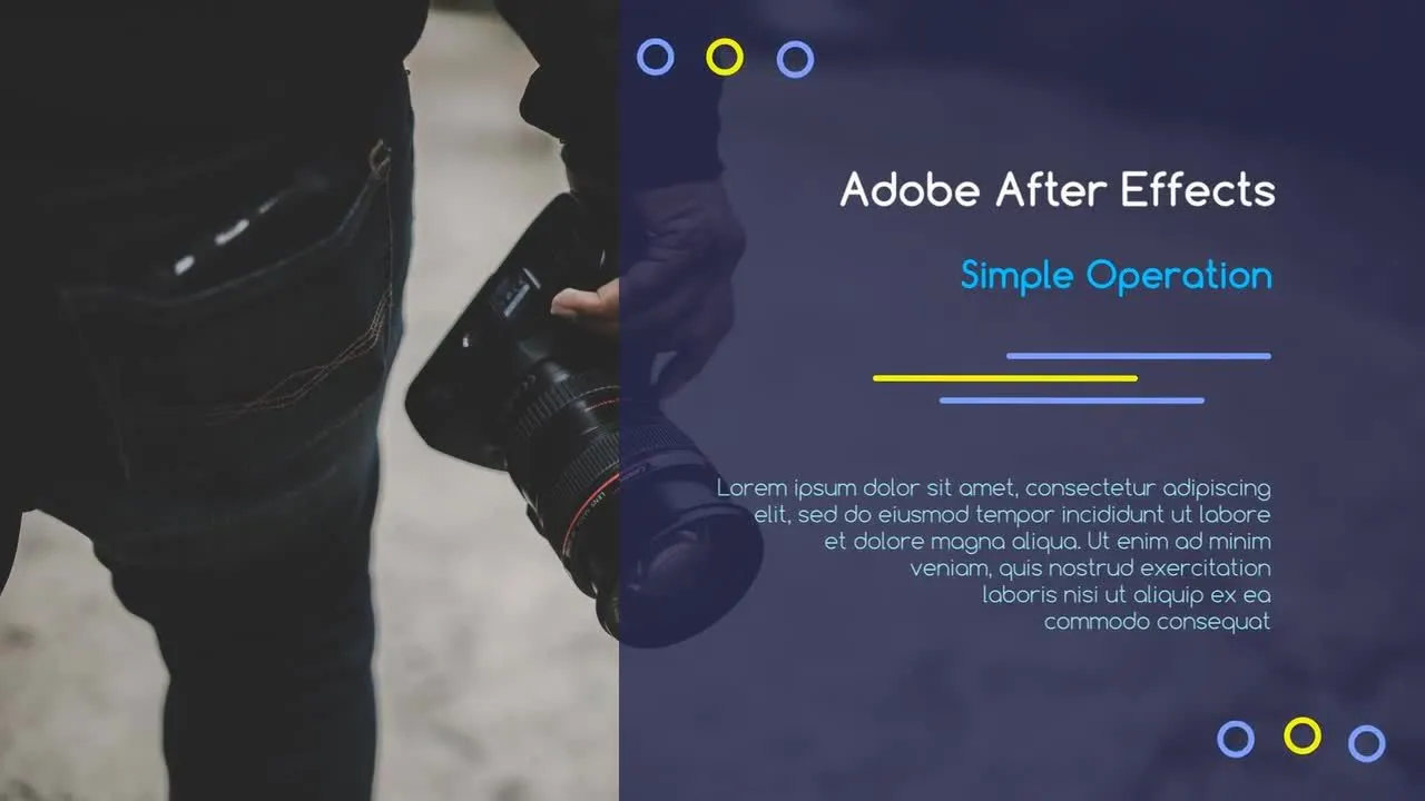 现代广告幻灯片开场动画像素设计精选AE模板