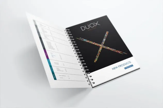 活页装订记事本/目录册样机 Spiral Bound Book / Catalogue Mockups 2插图(3)