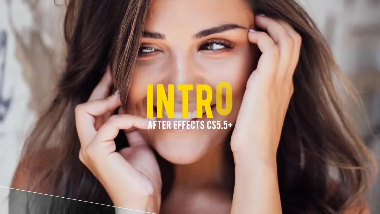 明亮多彩活力的简介像素设计精选AE模板