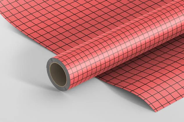 礼品精美包装纸印花设计样机模板 Gift Wrapping Paper Mockup插图(8)