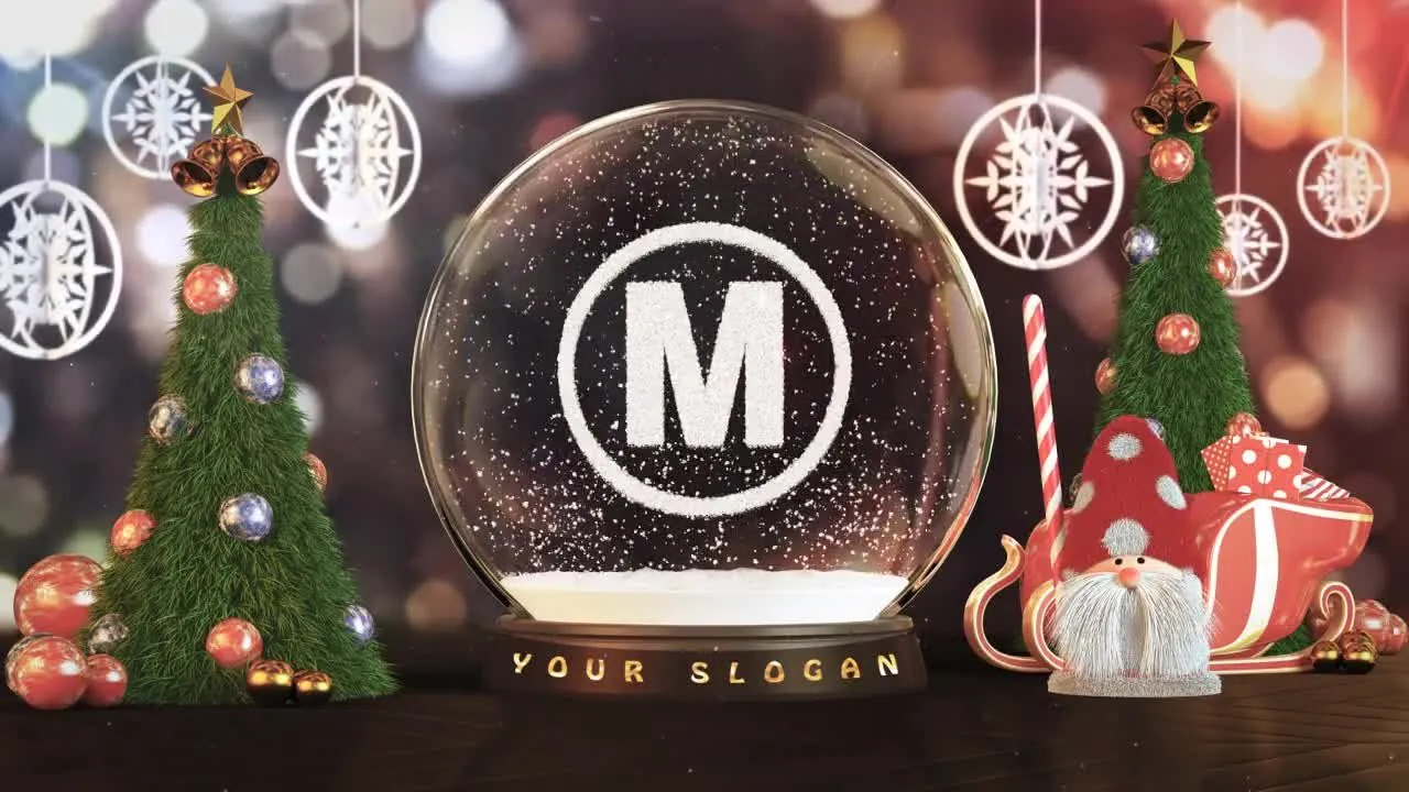 圣诞老人卡通人物动画像素设计精选AE模板