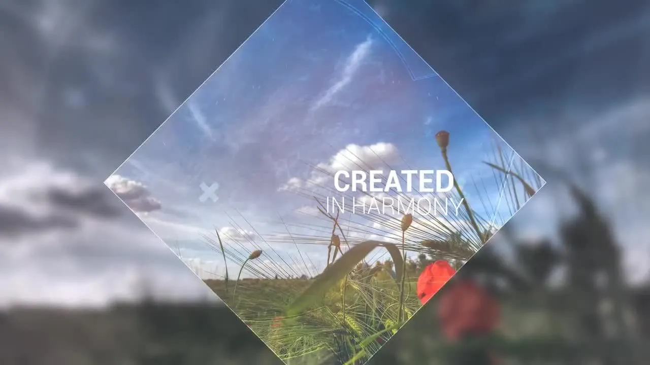 照片视差幻灯片像素设计精选AE模板