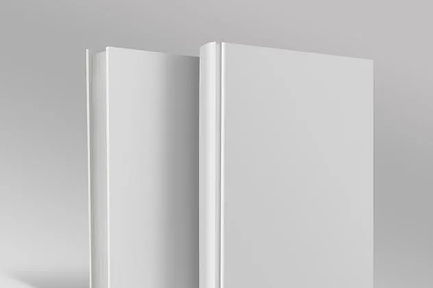 硬封精装图书样机模板 ID Book Mock-Up Photorealistic插图(3)