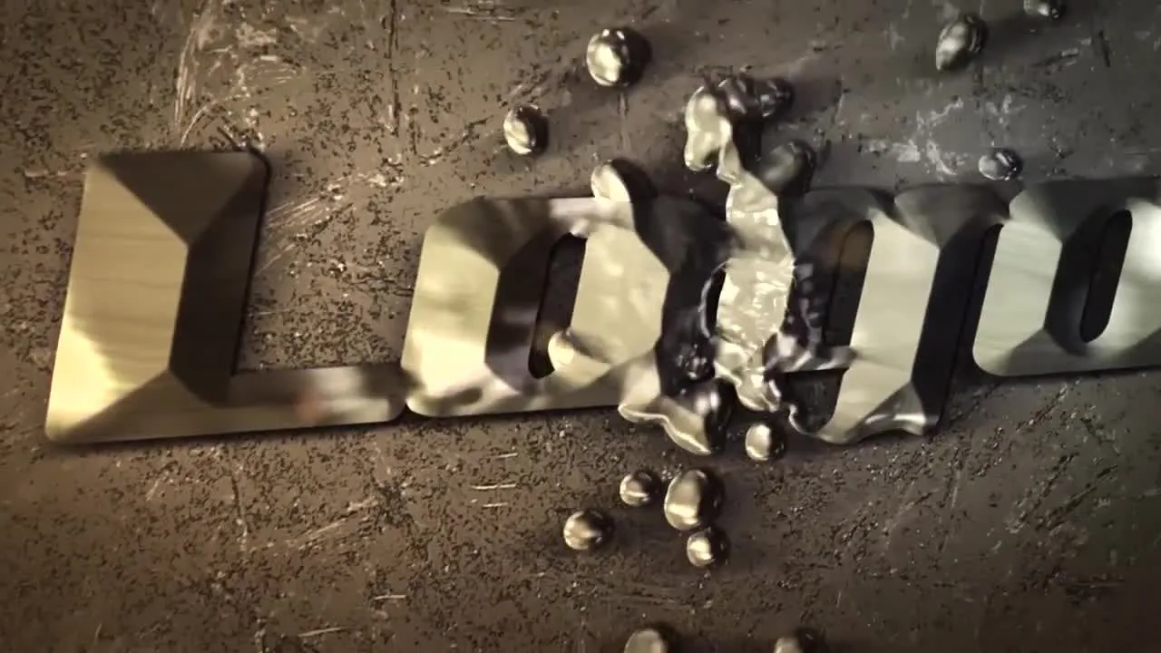 水球汇聚LOGO标志开场像素设计精选AE模板