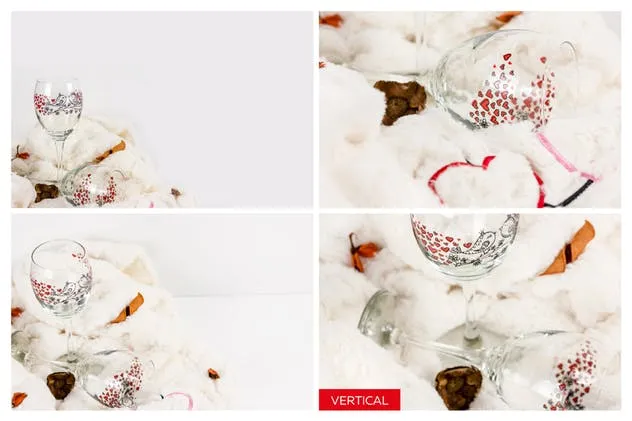 情人节主题画框相框样机模板 Frame Mockup – Valentin`s Day Theme插图(5)