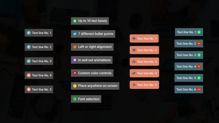 功能强大的待办事项列表像素设计精选AE模板