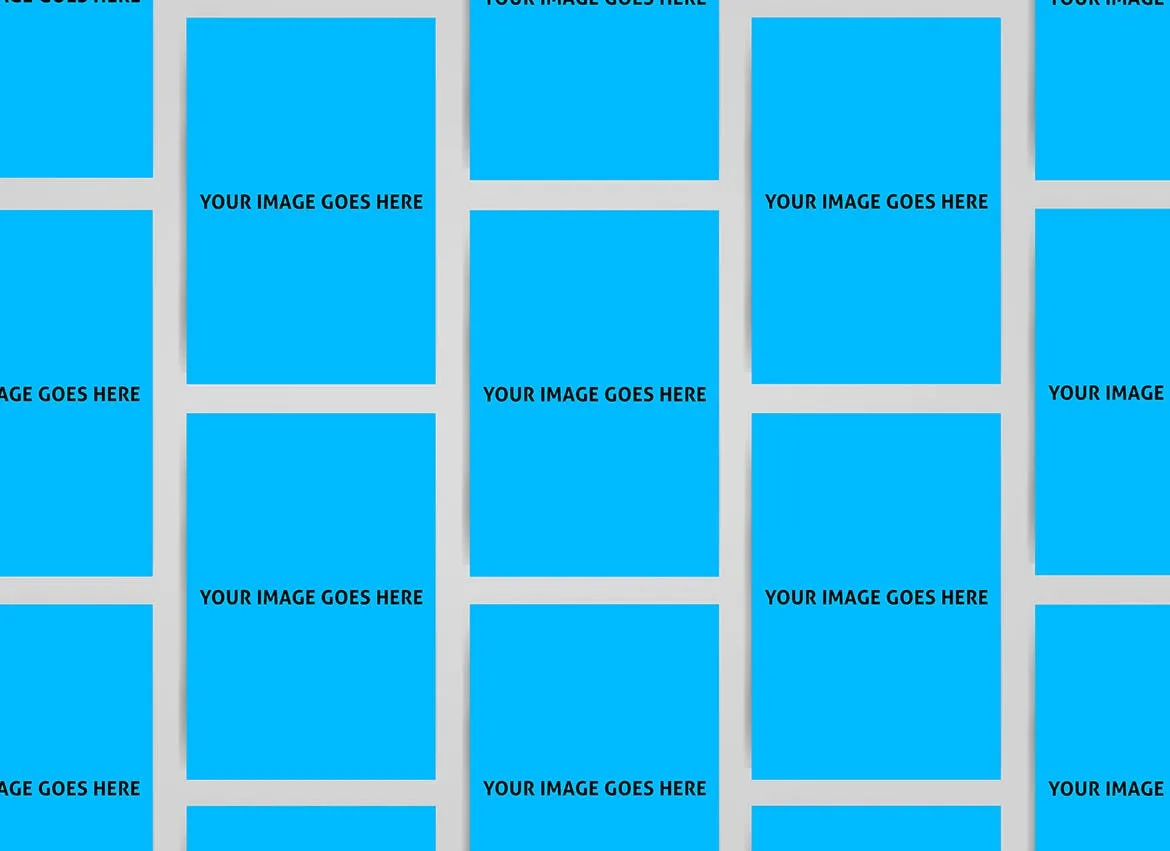 时尚简约多用途的海报宣传单DM样机VI展示模型mockups