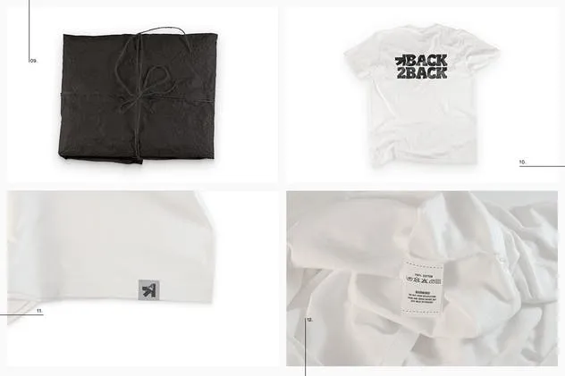 时尚白色皱纹T恤服装样机 White T-Shirt Presentation Mockup插图(5)