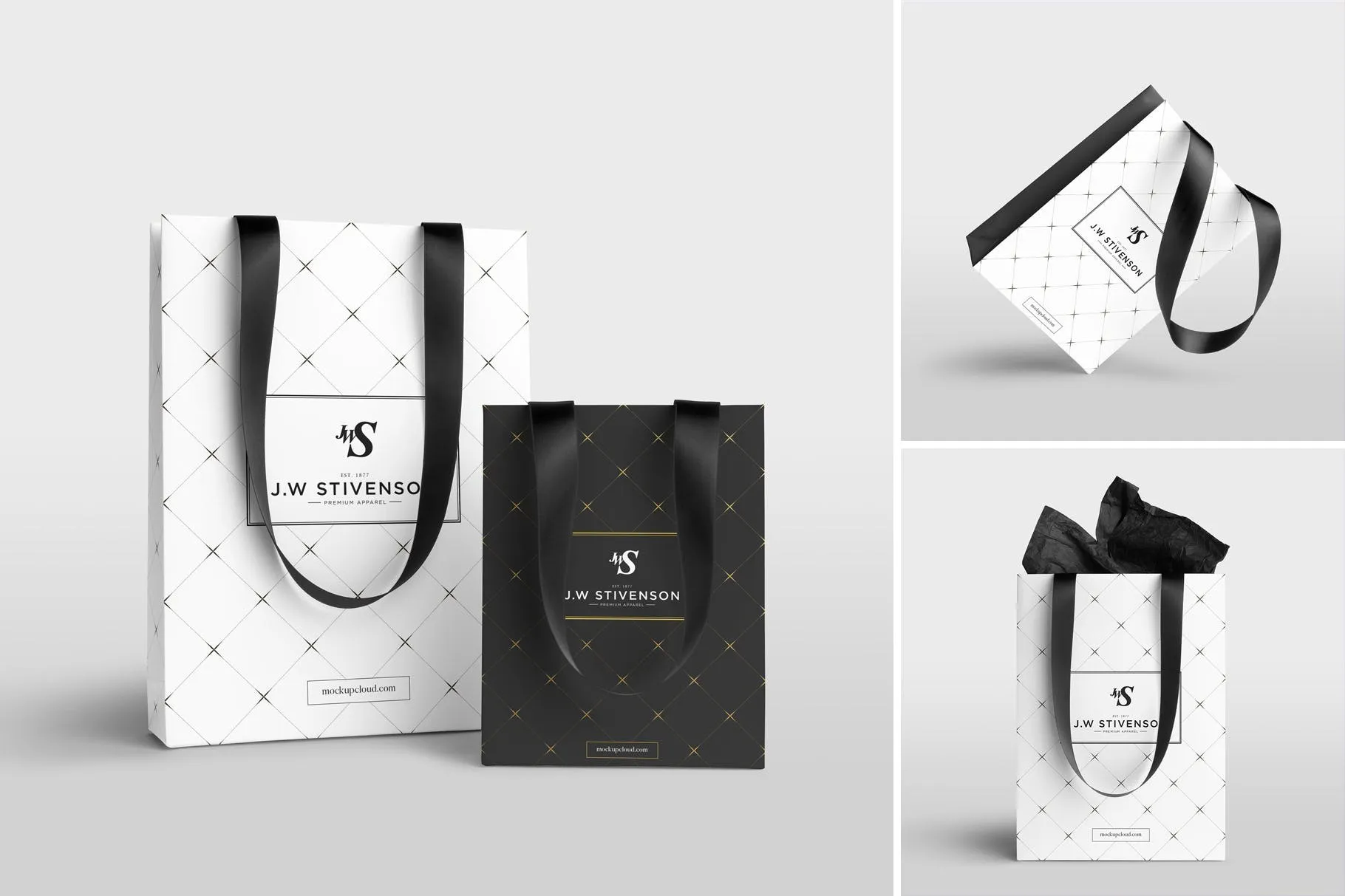 Styline系列时尚服饰品牌VI设计素材库精选套装v1 Styline – Fashion and Apparel Mockups vol 1插图(4)