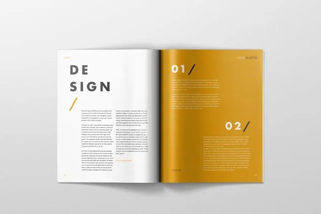 高级时尚杂志样机模板 Magazine Mockup – US Letter 8.5×11 inch插图(3)