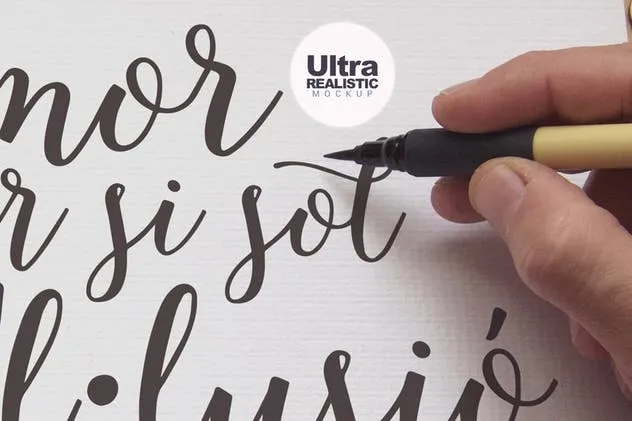 绘画本艺术绘画创作预览样机素材库精选模板 Sketchbook Drawing插图(2)