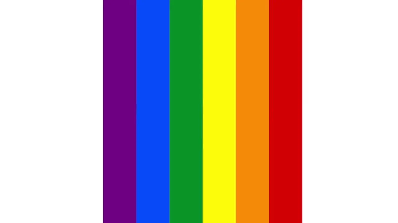 明亮动态的LGBT简介简单文本动画像素设计精选AE模板