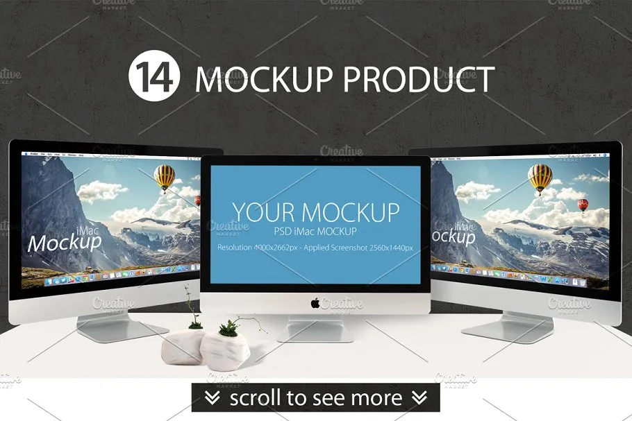 超级办公桌场景样机 Desktop Scene Creator插图(2)