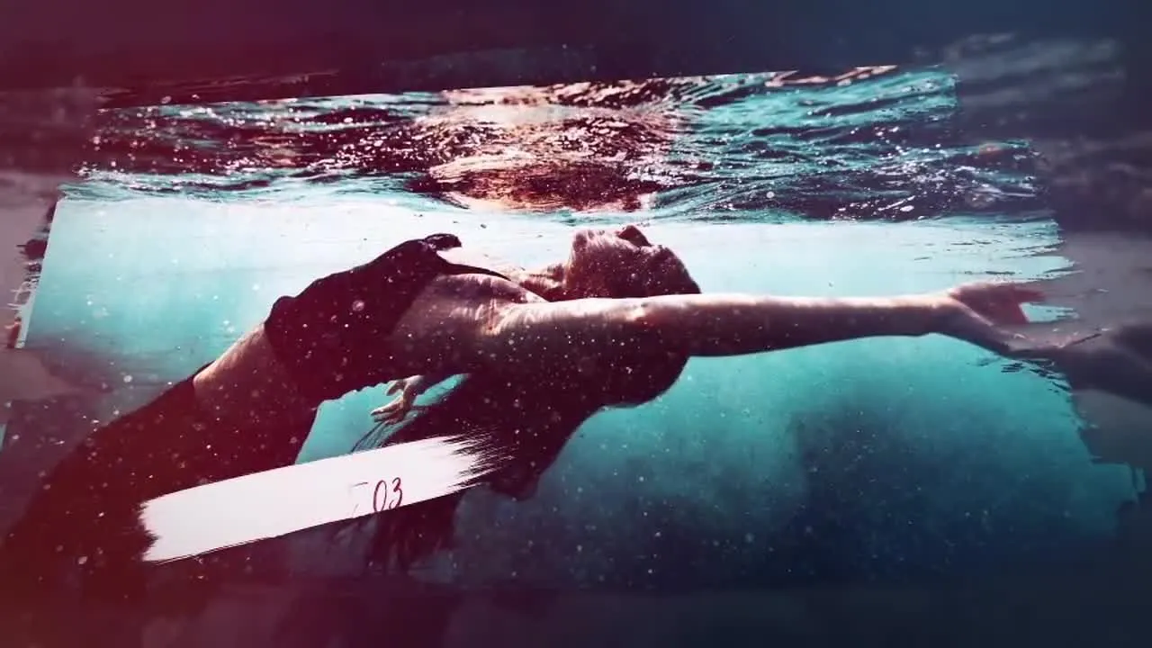 黑色动画幻灯片像素设计精选AE模板素材