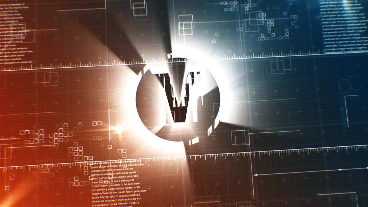 HUD广播标志像素设计精选AE模板