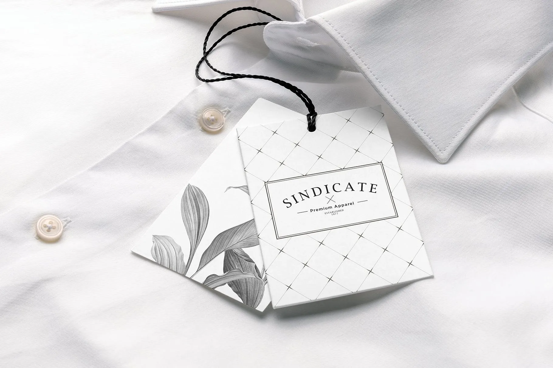 Styline系列服装标签&吊牌VI设计素材库精选模板v2 Styline – Apparel Labels and Tags Mockups Vol 2插图(8)