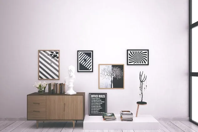 摄影艺术作品墙样机Vol.2 Picture Art Mockup [Vol 2]插图(4)