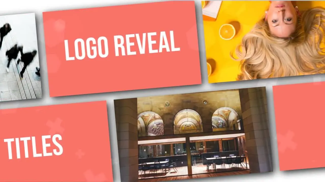 多屏幕logo开场动画片头像素设计精选AE模板