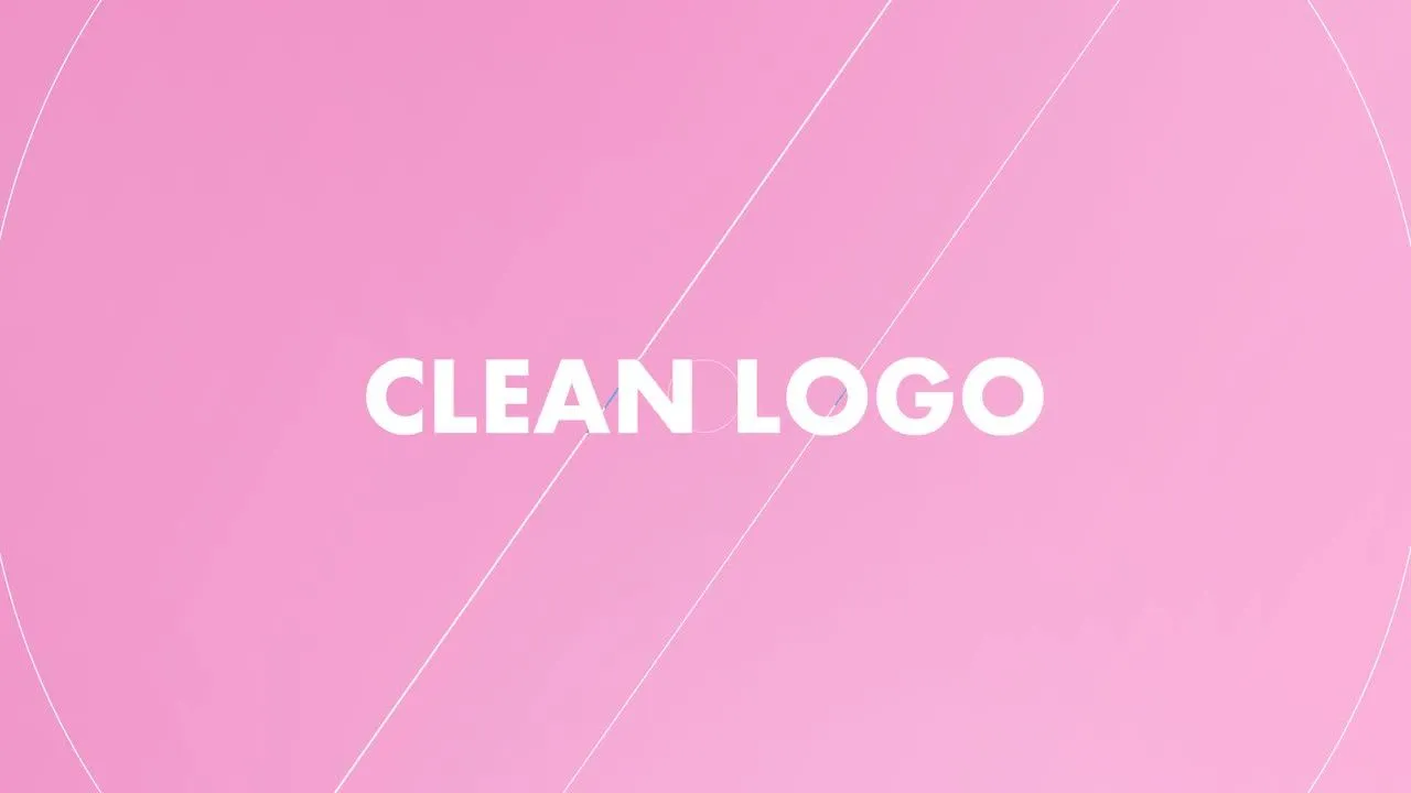 现代简洁徽标显示像素设计精选AE模板