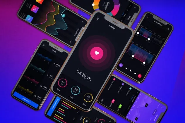 iPhone Xs手机应用UI设计展示样机模板 iPhone XS V.1插图(6)