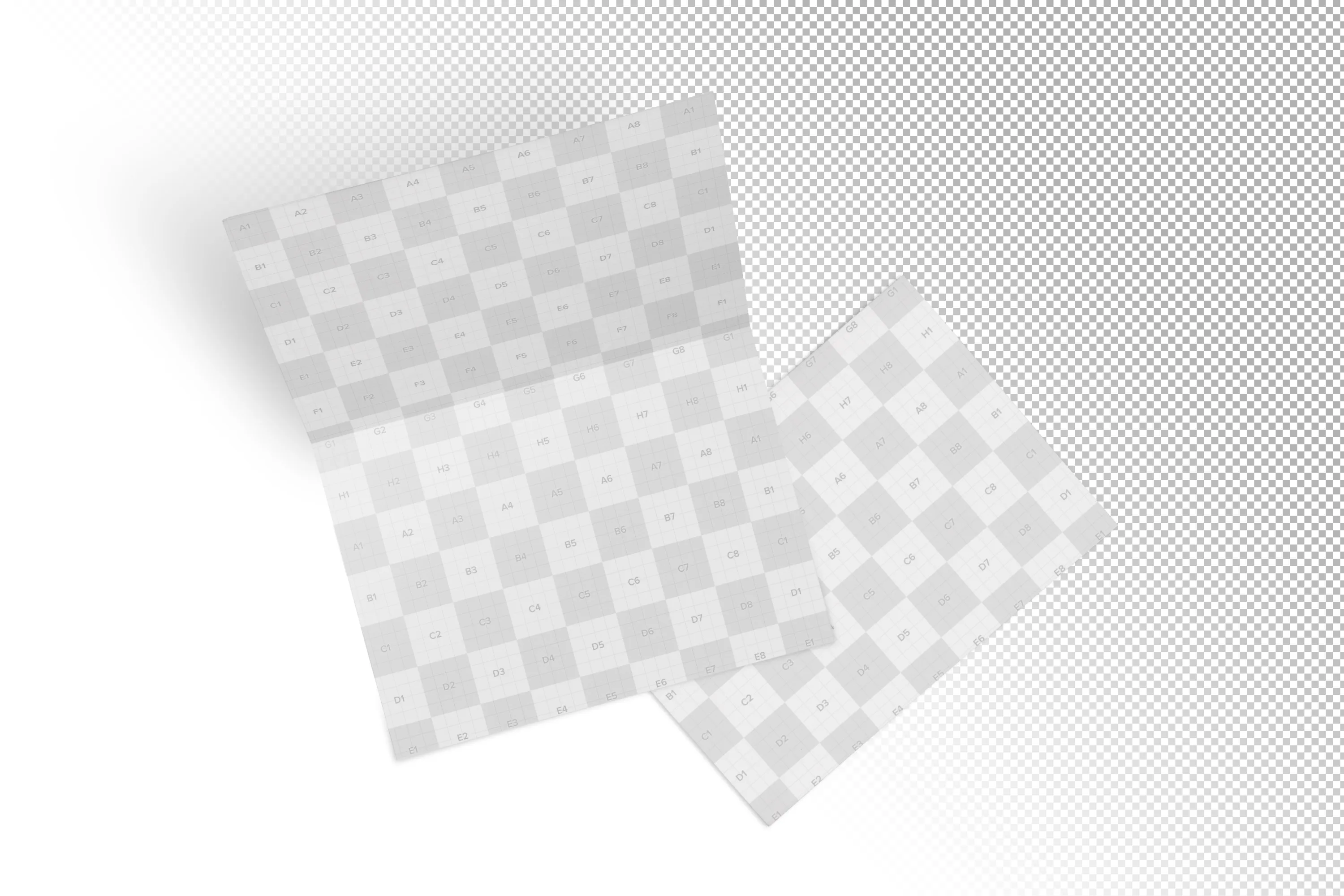 贺卡邀请卡封面&内页设计效果图样机03 Greeting Card Mockup 03插图(2)