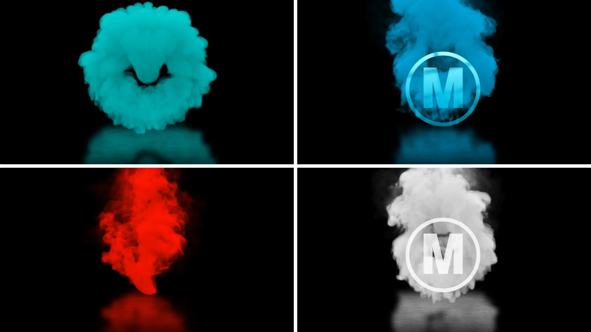 多功能动态烟雾徽标预告片像素设计精选AE模板