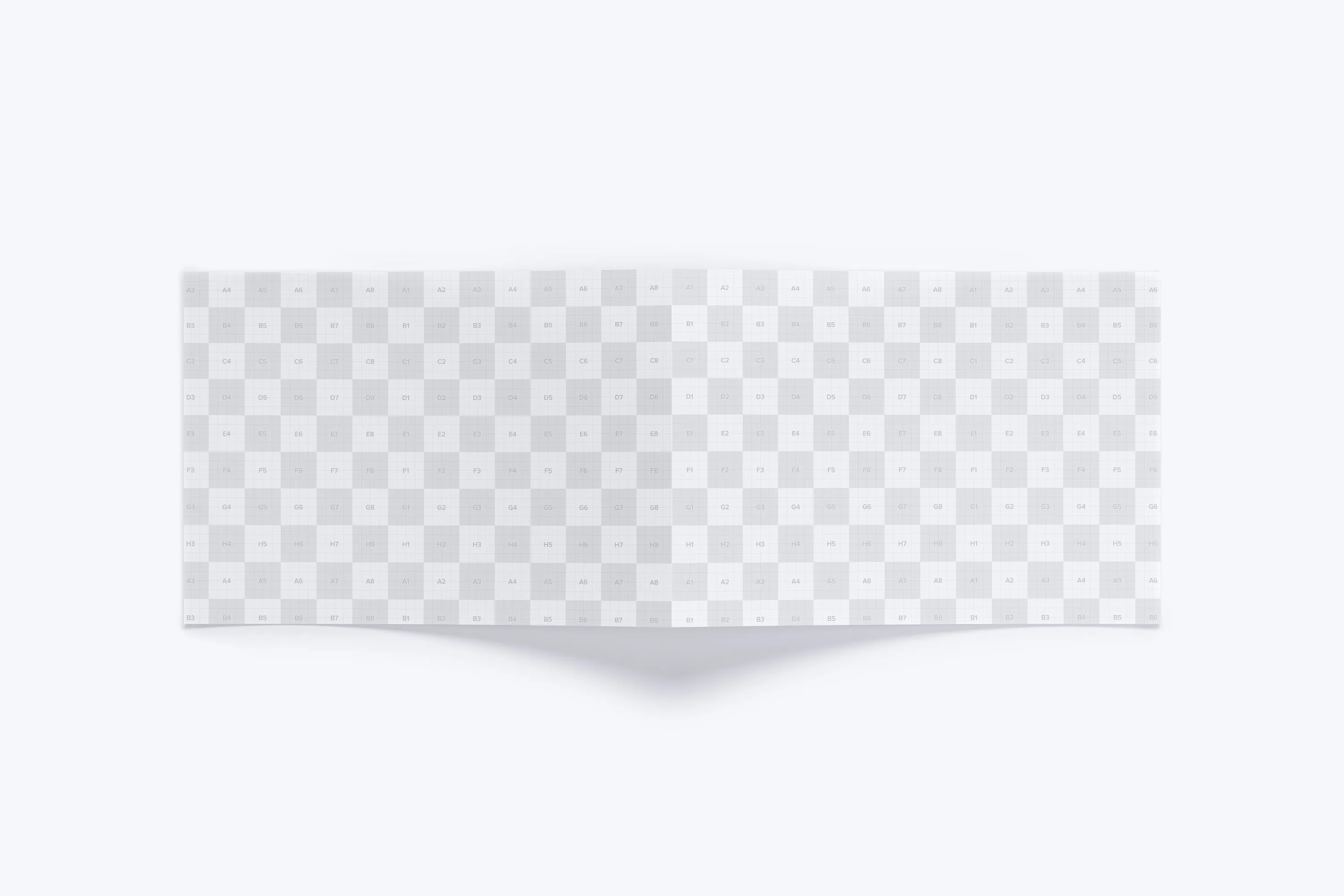 A4纸大小横向双折页设计传单设计图样机01 A4 Landscape Bi Fold Brochure Mockup 01插图(2)