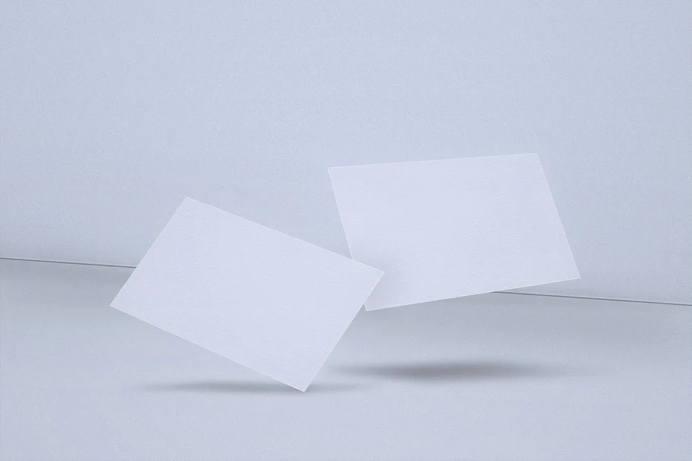 简约名片设计效果图样机03 Business Card Mockup 03插图(1)