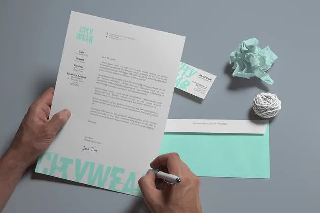 企业品牌VI设计办公文具样机模板v2 Corporate Branding / Identity Mock-up插图(3)