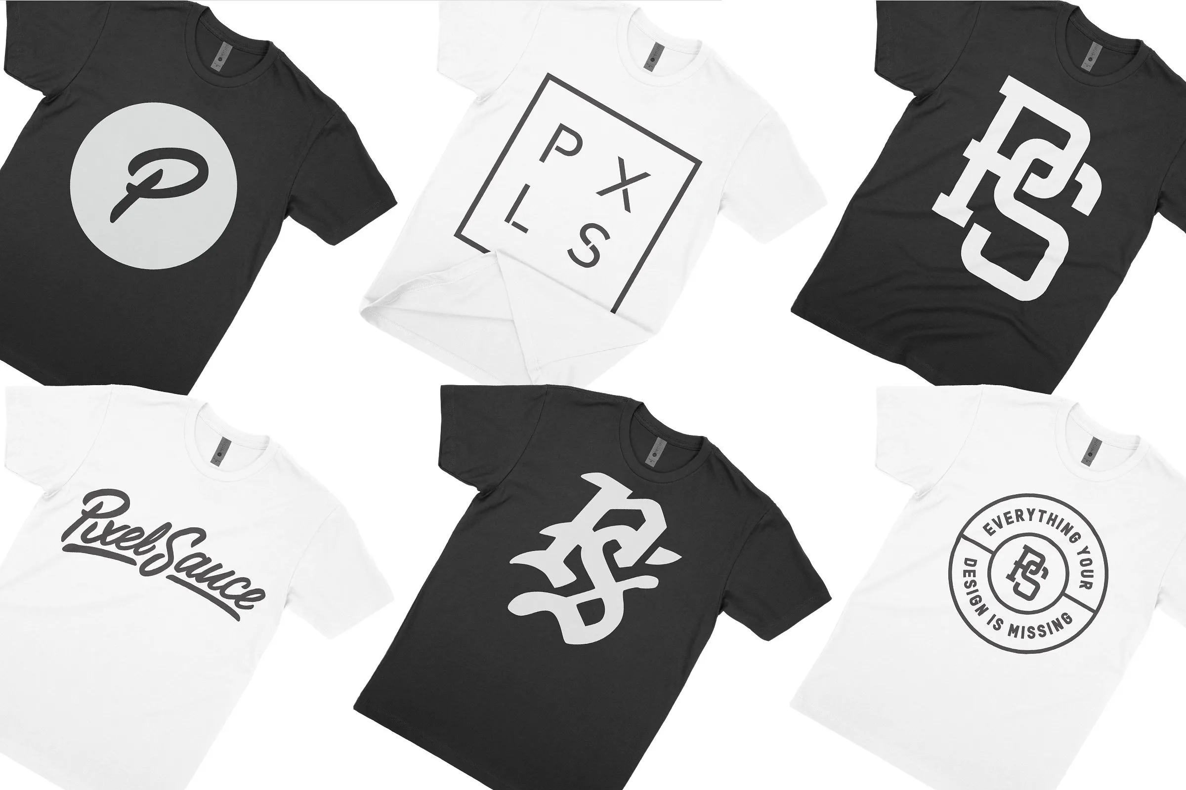 CVC面料男士T恤服装样机 Next Level 6210 Fitted CVC Crew Tee插图(1)