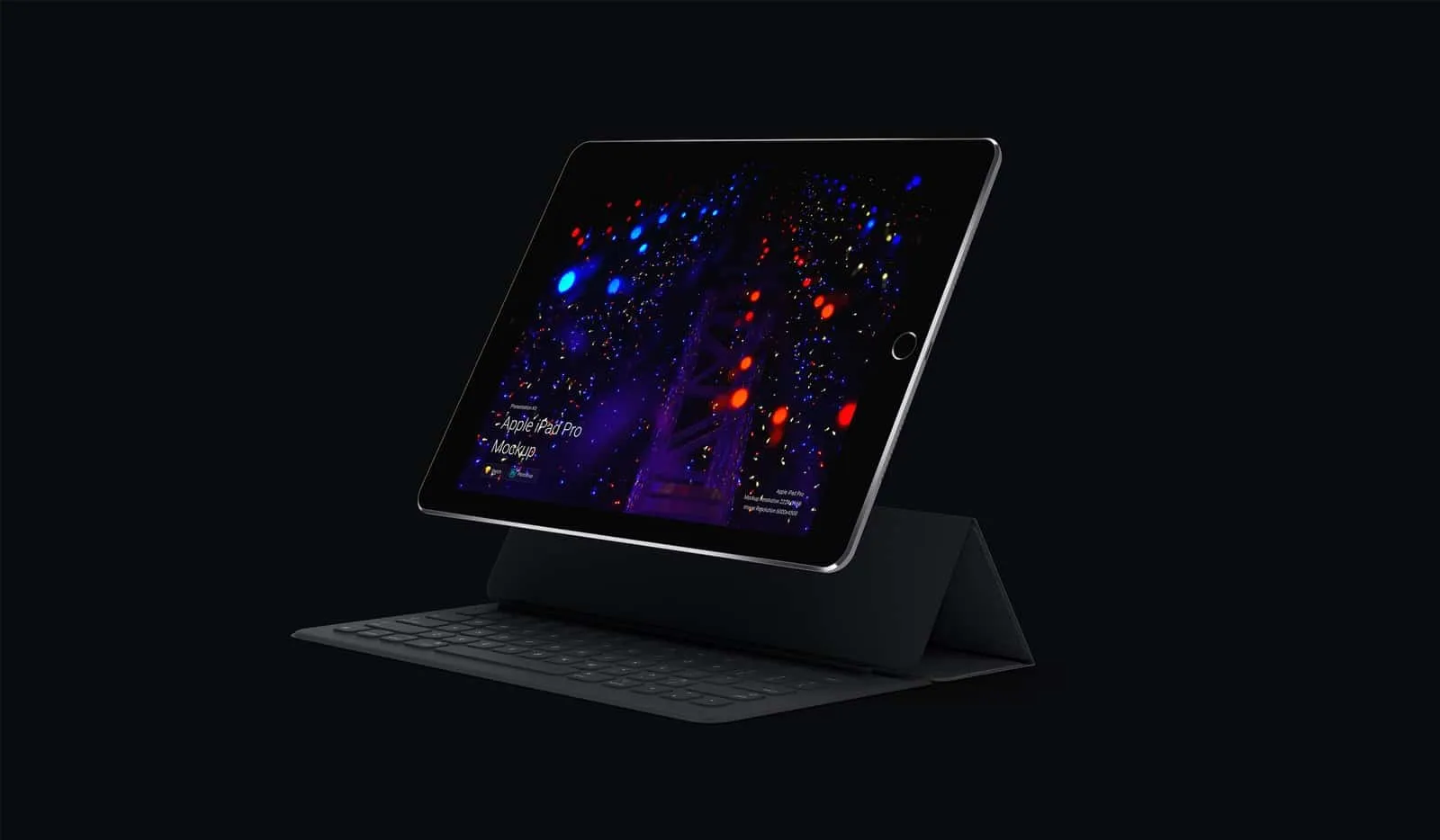 超级主流桌面amp;移动设备样机系列：平板电脑iPad Pro样机amp;场景[兼容PS,Sketch;共10.89GB]