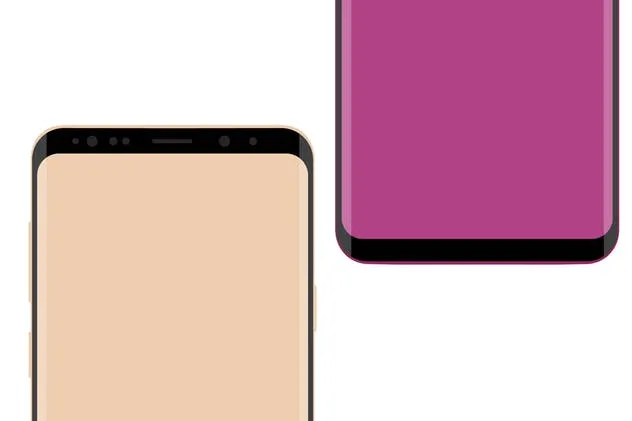 三星智能手机S9+样机模板 Samsung Galaxy S9 Plus vector mockup插图(3)