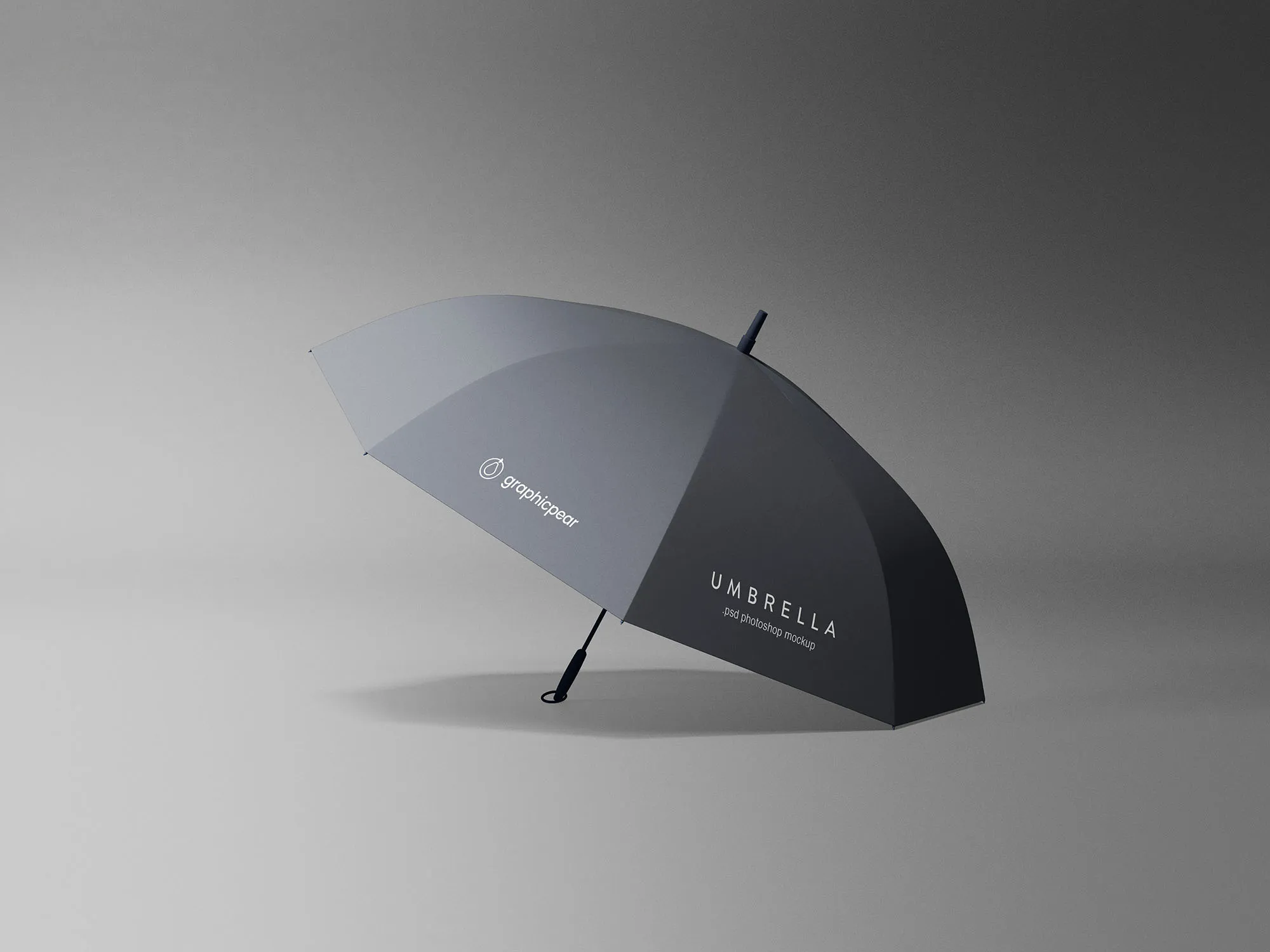 品牌定制雨伞太阳伞外观设计像素设计精选模板 Simple Umbrella Mockup